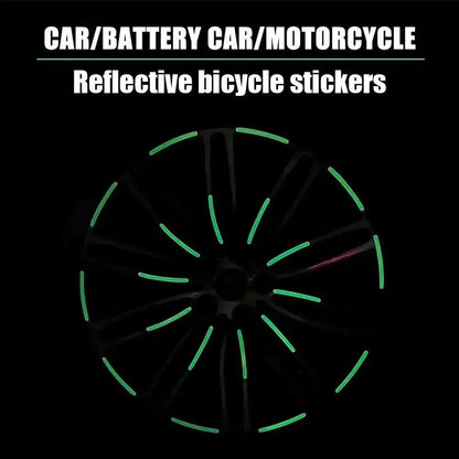 Enhance Your Ride with Our Universal Reflective Wheel Rim Decal Kit – Perfect for Cars, Bikes & Motorcycles!