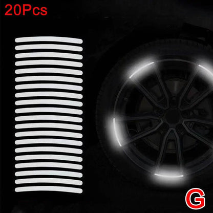Enhance Your Ride with Our Universal Reflective Wheel Rim Decal Kit – Perfect for Cars, Bikes & Motorcycles!