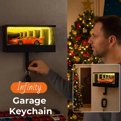 Illuminate Your Keys with the 3D Printed Wall Mount Car Key Holder Featuring LED Light - A Must-Have Organizer for Car Lovers!