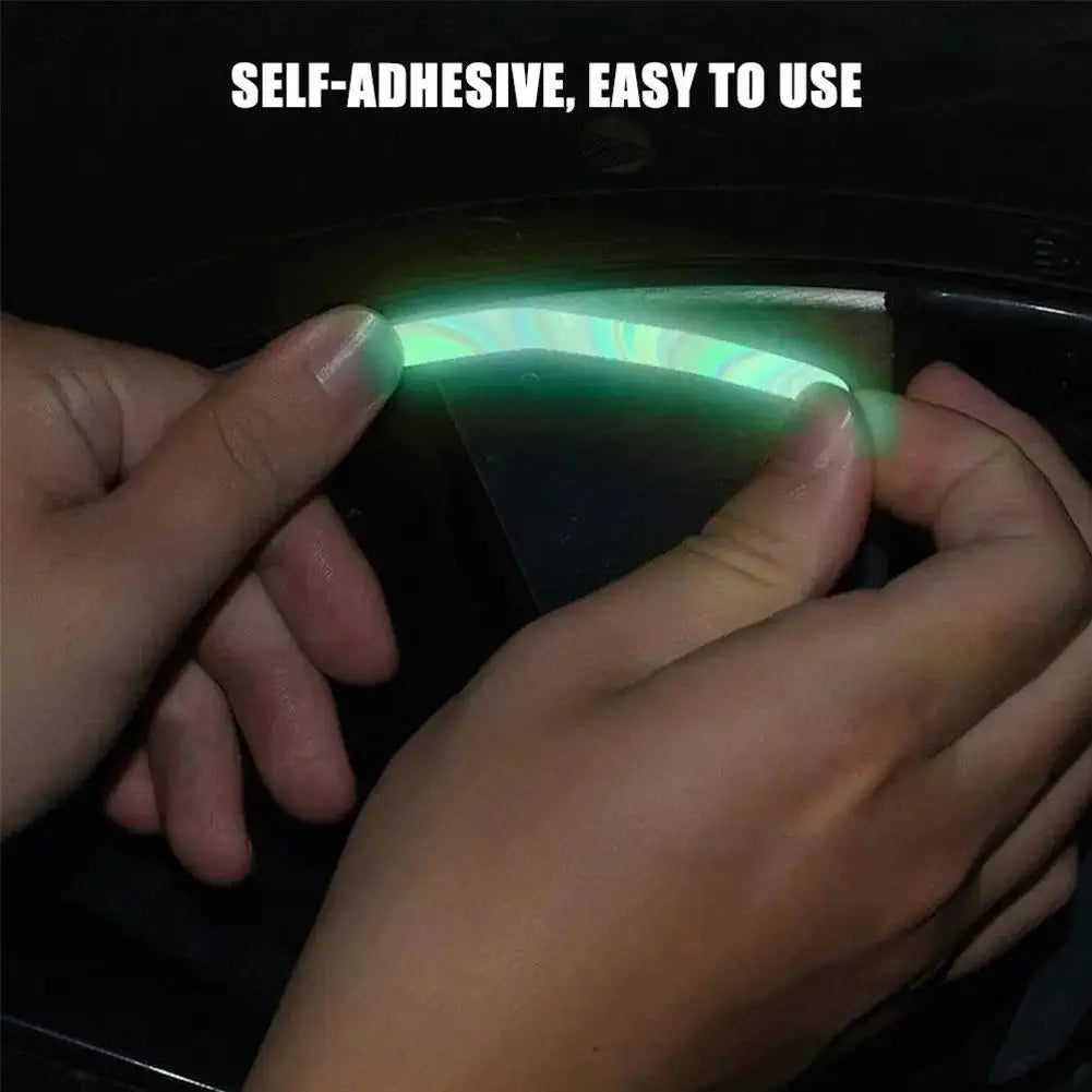 Enhance Your Ride with Our Universal Reflective Wheel Rim Decal Kit – Perfect for Cars, Bikes & Motorcycles!