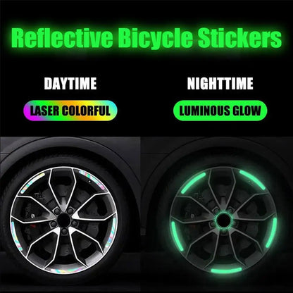 Enhance Your Ride with Our Universal Reflective Wheel Rim Decal Kit – Perfect for Cars, Bikes & Motorcycles!
